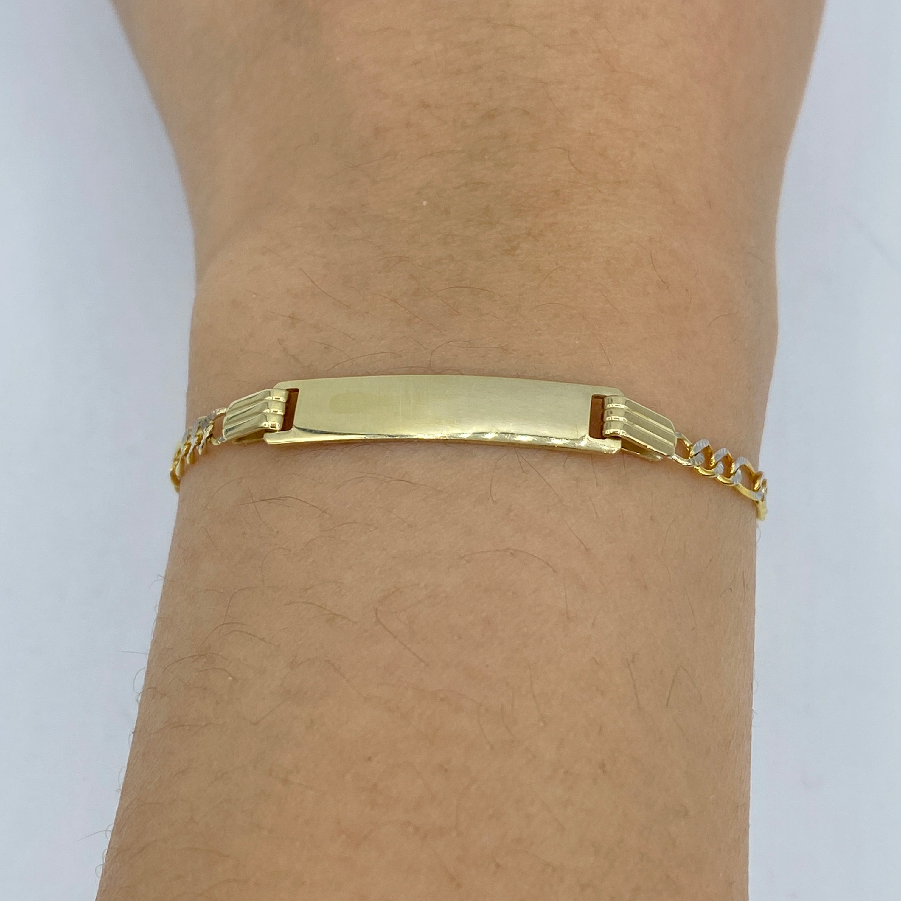 Diamond Cut Ball Bracelet in 10K Yellow Gold – Ann-Louise Jewellers